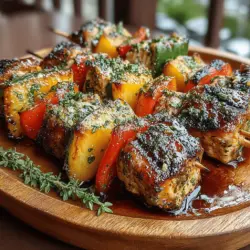 As the warm summer sun shines down, there's nothing quite like the tantalizing aroma of grilled chicken wafting through the air. Among the myriad of summer dishes, grilled chicken and peach skewers stand out as a perfect combination of sweet and savory flavors. This dish not only captures the essence of summer but also brings together the freshness of seasonal produce with the satisfying heartiness of lean protein. Ideal for summer barbecues, family dinners, or even a cozy night in, these skewers offer a delightful culinary experience that tantalizes the taste buds and nourishes the body.
