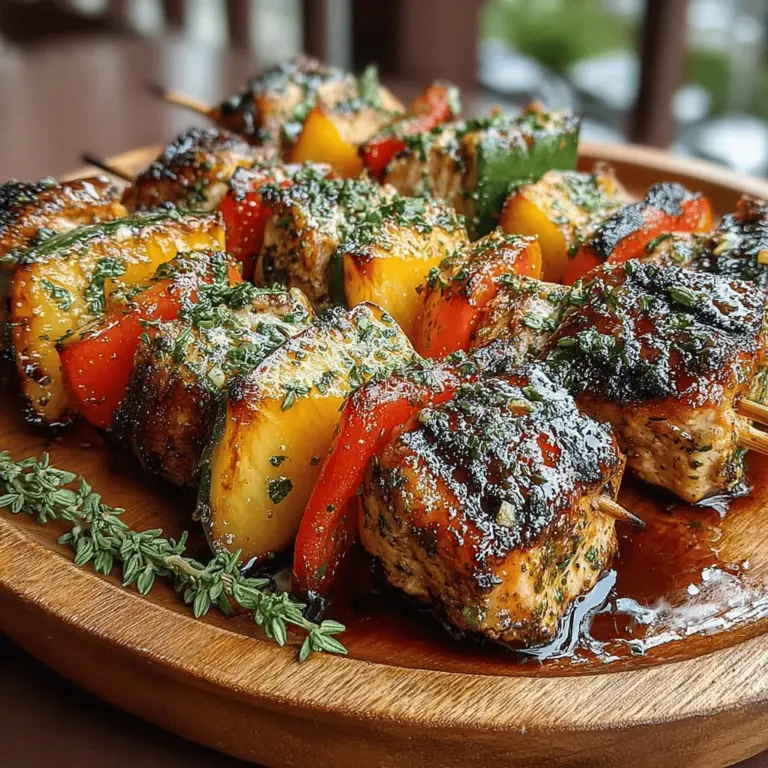 As the warm summer sun shines down, there's nothing quite like the tantalizing aroma of grilled chicken wafting through the air. Among the myriad of summer dishes, grilled chicken and peach skewers stand out as a perfect combination of sweet and savory flavors. This dish not only captures the essence of summer but also brings together the freshness of seasonal produce with the satisfying heartiness of lean protein. Ideal for summer barbecues, family dinners, or even a cozy night in, these skewers offer a delightful culinary experience that tantalizes the taste buds and nourishes the body.