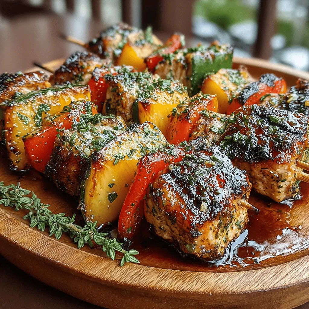 As the warm summer sun shines down, there's nothing quite like the tantalizing aroma of grilled chicken wafting through the air. Among the myriad of summer dishes, grilled chicken and peach skewers stand out as a perfect combination of sweet and savory flavors. This dish not only captures the essence of summer but also brings together the freshness of seasonal produce with the satisfying heartiness of lean protein. Ideal for summer barbecues, family dinners, or even a cozy night in, these skewers offer a delightful culinary experience that tantalizes the taste buds and nourishes the body.