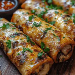 Crispy Mushroom Melt Wraps are an irresistible combination of savory mushrooms and creamy cheese, all wrapped up in a warm tortilla. This dish serves as a delightful option for any meal—be it a quick lunch, a satisfying snack, or even a comforting dinner. The perfect balance of flavors and textures makes these wraps not only delicious but also a versatile choice for various culinary occasions. With an easy-to-follow recipe, both novice and experienced cooks can whip up this delightful dish in no time.