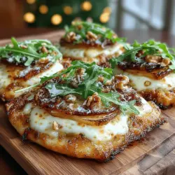 Baked Brie & Caramelized Pear Flatbread is an exceptional dish that combines rich, creamy Brie cheese with sweet, caramelized pears, offering a harmonious balance of flavors that is perfect for any occasion. Whether you're hosting a gathering, planning a romantic date night, or simply looking to indulge in a cozy evening at home, this recipe stands out as an enticing option. Its visual appeal and mouthwatering combination of ingredients make it a showstopper at any table.