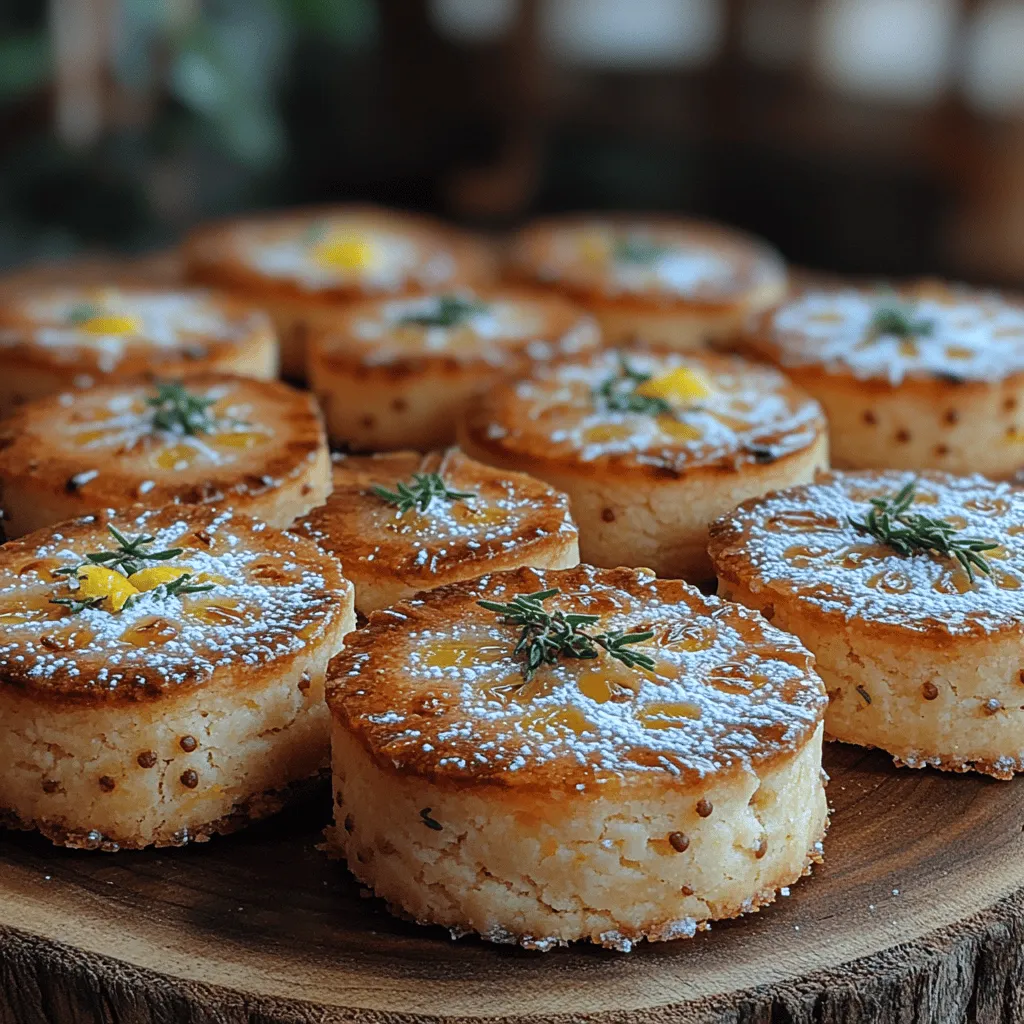 Welcome to the delightful world of Citrus Bliss: Herbal Lemon Thyme Shortbread, a unique twist on a classic treat that combines the rich, buttery flavor of traditional shortbread with the refreshing and aromatic notes of lemon and thyme. This recipe not only tantalizes the taste buds but also offers a sensory experience, where the zesty brightness of lemon harmonizes beautifully with the earthy undertones of thyme. The result is a sweet yet savory cookie that is perfect for any occasion, whether you’re hosting a tea party, enjoying an afternoon snack, or looking for a delightful dessert to impress your guests.