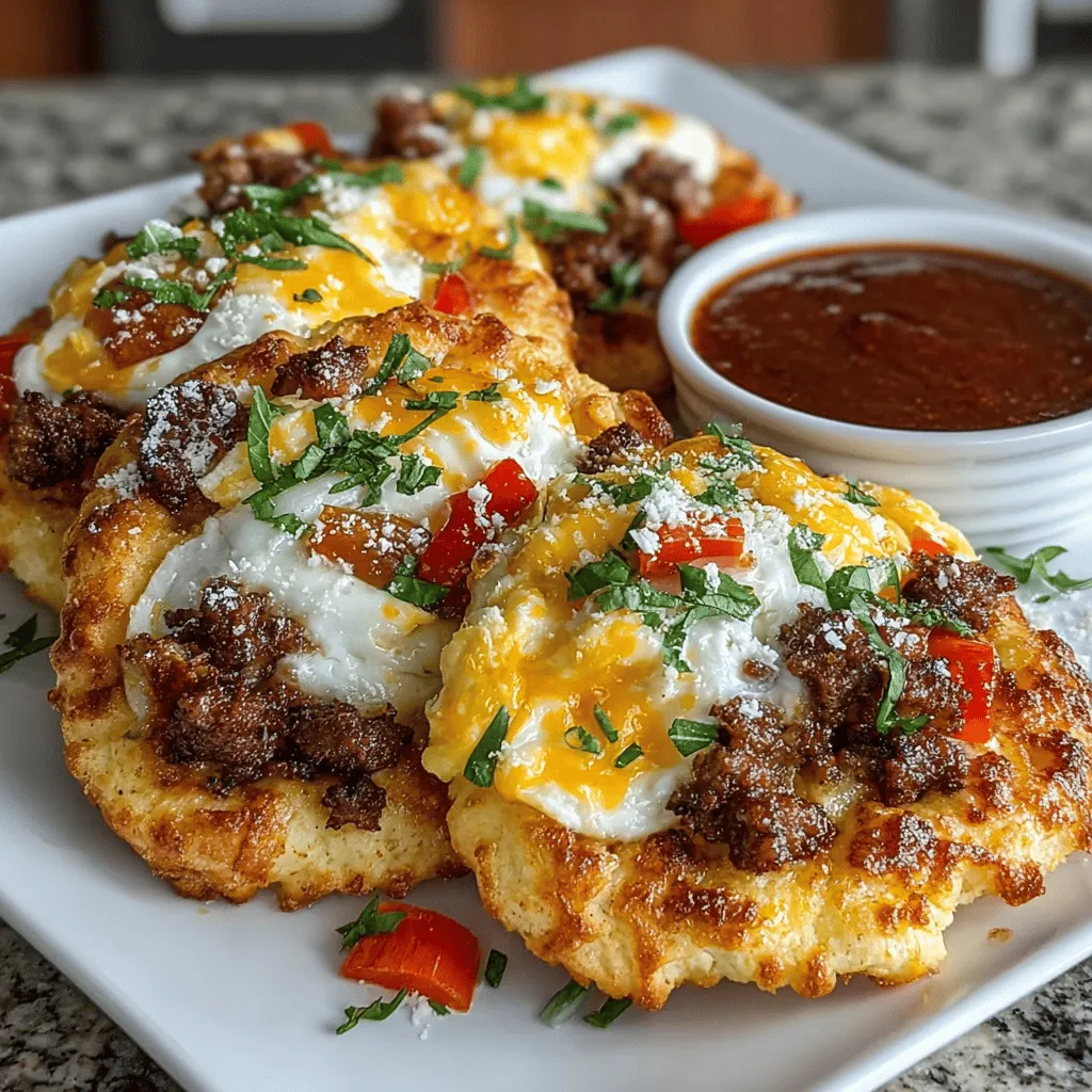 Mini Breakfast Biscuit Pizza Melts are a delightful and innovative take on the classic breakfast spread, making them the perfect addition to family meals or brunch gatherings. Imagine the comfort of flaky biscuits topped with fluffy scrambled eggs, savory breakfast sausage, and vibrant vegetables, all harmoniously combined to create bite-sized pizzas that are both satisfying and easy to prepare. These mini breakfast delights can be ready in about 30 minutes, making them a go-to option for busy mornings or leisurely weekends when you want to impress without spending hours in the kitchen.