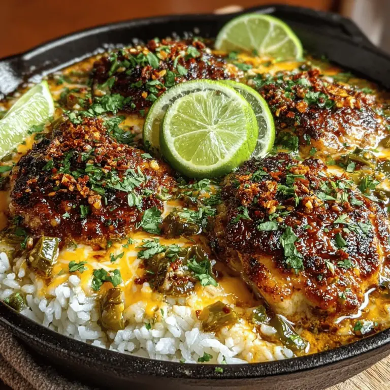 If you're searching for a dish that brings excitement to your dinner table without requiring hours in the kitchen, look no further than the Spicy Hatch Chili Chicken and Rice Skillet. This one-pan meal is not only a feast for the senses but also a celebration of flavors that will leave your family asking for seconds. The star of the dish, Hatch green chilies, infuse the skillet with a unique heat and depth that sets it apart from traditional chicken and rice recipes.