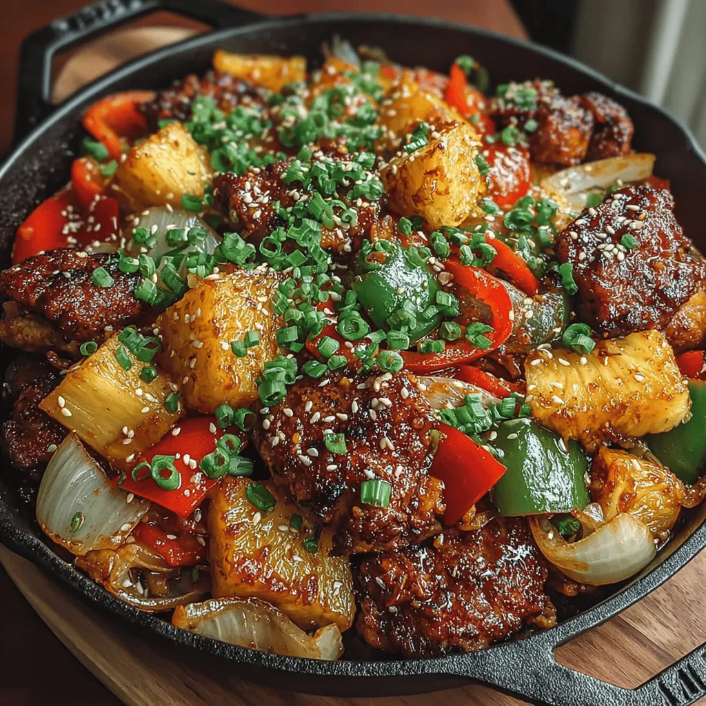 Sweet and Spicy Pineapple Chicken is a delicious culinary fusion that tantalizes the taste buds with its harmonious blend of flavors. This vibrant dish brings together the savory richness of chicken and the tropical sweetness of pineapple, creating a meal that is both satisfying and refreshing. Whether you are enjoying a cozy family dinner or hosting friends for a lively gathering, this recipe stands out for its ease of preparation and robust flavor profile, making it a go-to choice for any occasion.