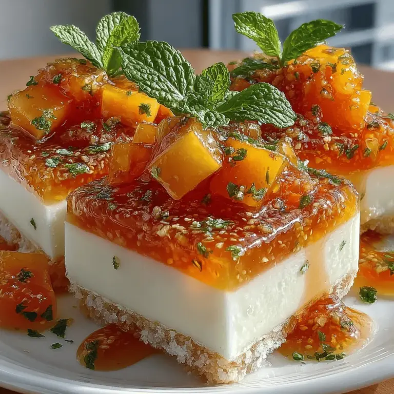 As the temperatures rise and summer days stretch long into the evening, the craving for cool, refreshing desserts becomes ever more pronounced. Frozen desserts have surged in popularity over recent years, with many individuals seeking healthier alternatives to traditional ice cream. Among these delightful options, Frozen Yogurt Peach Ginger Squares stand out as a delectable choice that satisfies both the palate and the desire for lighter fare. This recipe combines the juicy sweetness of ripe peaches with the zing of fresh ginger, creating a unique flavor profile that appeals to health-conscious individuals and dessert lovers alike.
