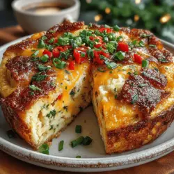 For breakfast lovers seeking a dish that excites the palate while still being nutritious and satisfying, the Hatch Chili and Cheese Breakfast Bake is an irresistible option that combines rich flavors and a delightful texture. This savory bake is perfect for those leisurely weekend mornings or for meal prepping throughout the week. The harmonious blend of creamy eggs, zesty Hatch green chilies, and melty cheese creates a dish that not only fuels your day but also brings a burst of flavor to your breakfast table.