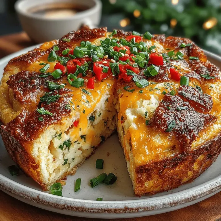 For breakfast lovers seeking a dish that excites the palate while still being nutritious and satisfying, the Hatch Chili and Cheese Breakfast Bake is an irresistible option that combines rich flavors and a delightful texture. This savory bake is perfect for those leisurely weekend mornings or for meal prepping throughout the week. The harmonious blend of creamy eggs, zesty Hatch green chilies, and melty cheese creates a dish that not only fuels your day but also brings a burst of flavor to your breakfast table.