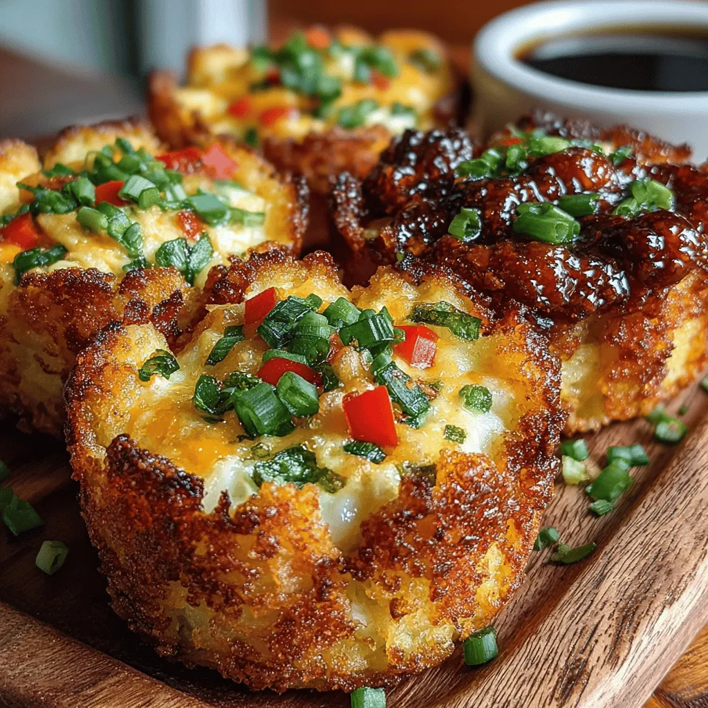 What sets Mini Tater Tot Breakfast Nests apart from traditional breakfast options is the unique combination of textures and flavors. The base layer, made from crispy tater tots, provides a satisfying crunch that contrasts beautifully with the softness of the eggs. This delightful contrast not only makes each bite enjoyable but also adds an element of visual appeal to your breakfast spread.
