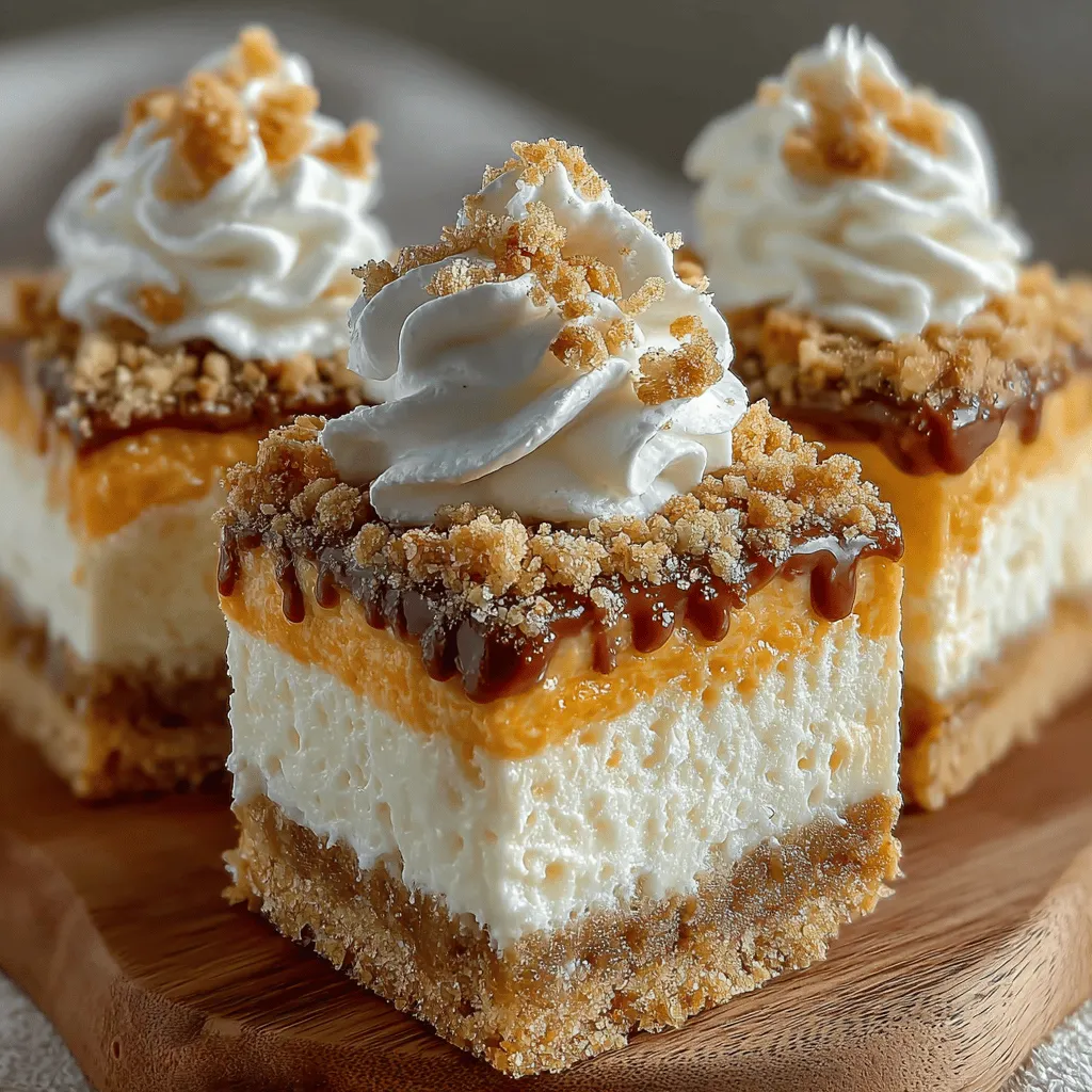 As the leaves begin to change and the air turns crisp, there's nothing quite like indulging in a seasonal dessert that captures the essence of fall. Frozen Pumpkin Cheesecake Cookie Bars are a perfect representation of this time of year, seamlessly blending the rich flavors of pumpkin and cream cheese with the inviting texture of a cookie base. This dish not only highlights the beloved taste of pumpkin spice but also serves as a unique twist on traditional cheesecake, making it an irresistible treat for gatherings, celebrations, or a cozy night in.