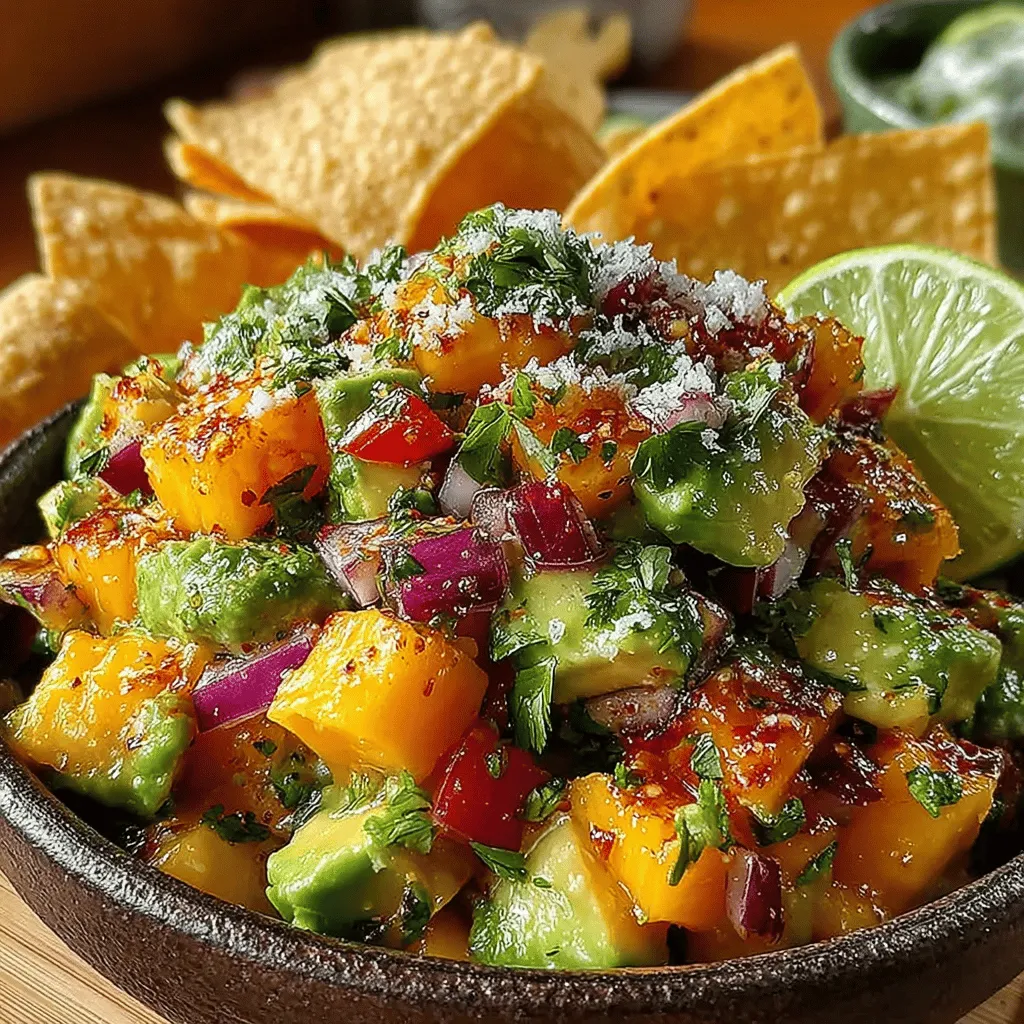 In the world of culinary delights, few dishes can match the vibrant, refreshing flavors of a tropical salsa. The Tropical Mango Avocado Salsa Delight stands out as a perfect example, showcasing a harmonious blend of sweet and savory elements that tantalize the taste buds. This dish combines the luscious sweetness of ripe mangoes with the creamy texture of avocado, creating a symphony of flavors that is both refreshing and satisfying.