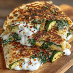 When making Zucchini Spinach Grilled Cheese Wraps, proper layering of ingredients is crucial for achieving a balanced flavor profile and an enjoyable texture. Here are some key tips: