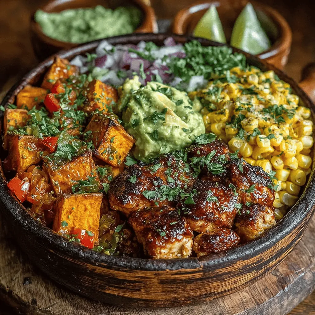 In the world of healthy eating, finding recipes that combine flavor, nutrition, and convenience can often feel like a challenge. Enter BBQ Chicken Sweet Potato Bowls—a delightful dish that brings together savory chicken, sweet potatoes, and a medley of vibrant vegetables, all drizzled with a rich BBQ sauce that tantalizes the taste buds. This recipe not only satisfies hunger but also delivers a balanced meal packed with protein, fiber, and essential vitamins. Perfect for busy weeknights or meal prep for the week ahead, these bowls are sure to become a family favorite.