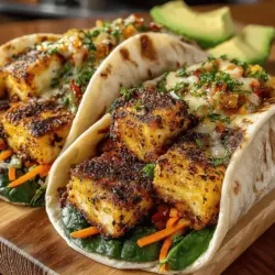 To achieve the best texture in your Garlic Herb Air Fryer Tofu Wraps, proper preparation of the tofu is key. Here’s how you can do it efficiently: