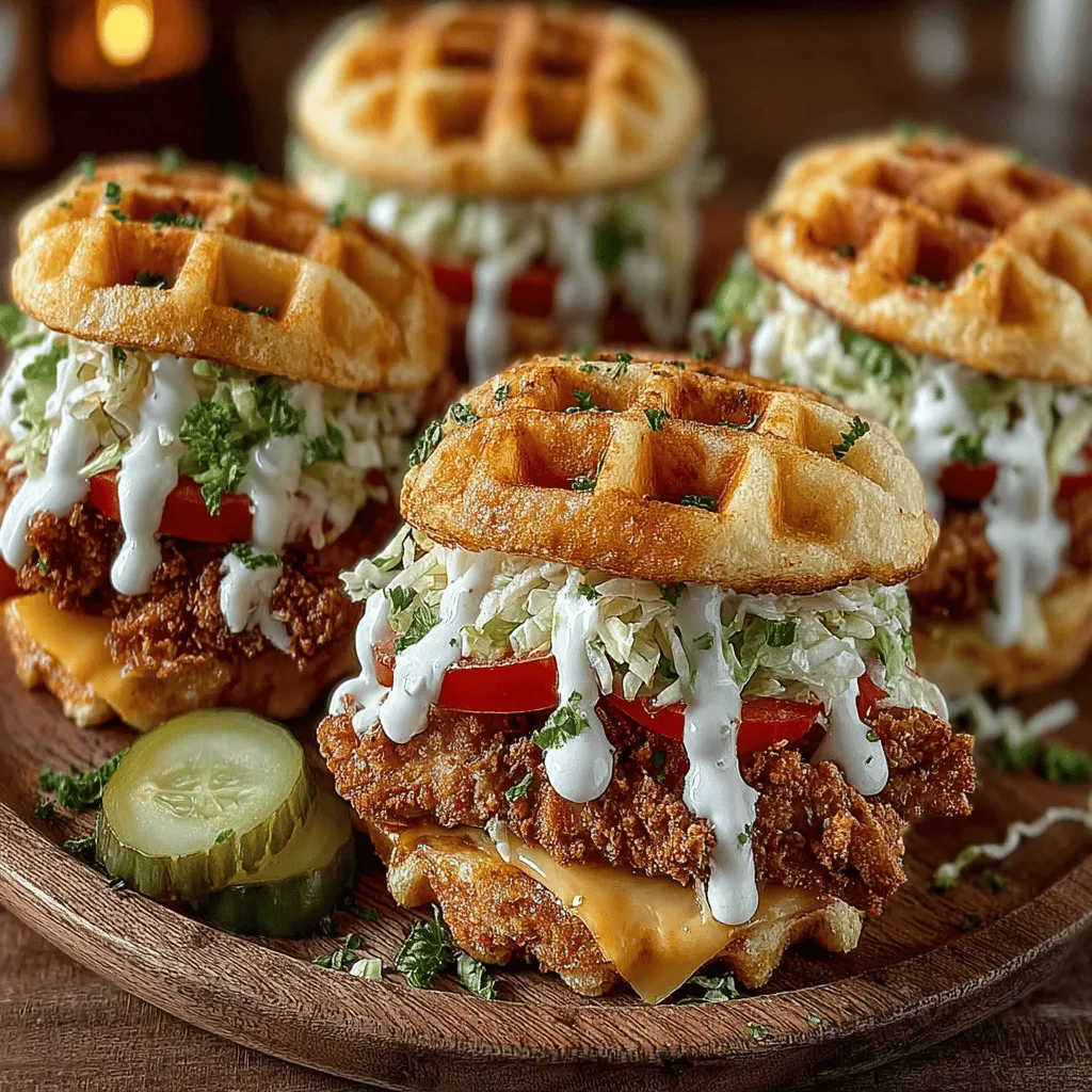 Are you ready to elevate your slider game? Mini Waffle Chicken Ranch Sliders are not just a meal; they are an experience. Imagine the tantalizing crunch of waffles combined with the succulent tenderness of fried chicken, all drizzled with creamy ranch dressing. This innovative take on the classic slider is perfect for a variety of occasions, from casual get-togethers to family dinners and even game day parties. With their playful presentation and irresistible flavors, these sliders are sure to impress your guests and satisfy your cravings.