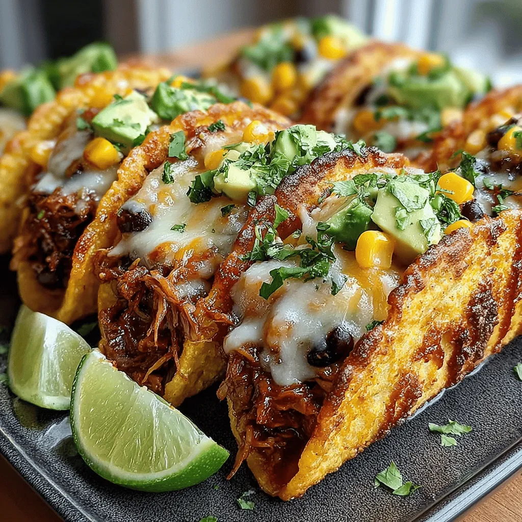 If you're in search of a dish that tantalizes the taste buds while offering a fun and interactive dining experience, look no further than Mini BBQ Jackfruit Nacho Boats. This innovative recipe takes the classic nacho concept and elevates it with a unique twist—smoky, succulent jackfruit that mimics the texture of pulled pork. These nacho boats are not only an eye-catching addition to your table but also an enticing option for both plant-based eaters and meat lovers alike.