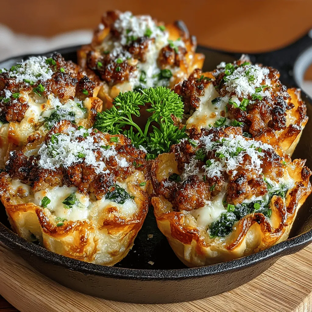 In the world of culinary creations, Mini Chicken & Spinach Skillet Cups stand out as a delightful option that marries convenience with nutrition. These bite-sized cups are not only visually appealing but also offer a symphony of flavors and textures that cater to various palates. Whether you're hosting a casual gathering, preparing a family dinner, or seeking a quick meal for busy weeknights, this recipe is designed to impress without overwhelming your schedule.
