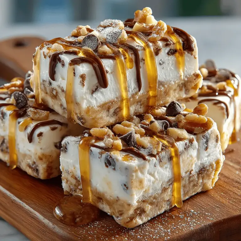 Frozen treats have an undeniable charm, especially when they offer a tasty way to indulge without compromising on health. The Banana Walnut Bliss Frozen Yogurt Bars are a perfect example of this delightful combination. These bars not only satisfy your sweet tooth but also provide a nutritious boost thanks to their wholesome ingredients. Featuring the natural sweetness of ripe bananas, the creamy texture of Greek yogurt, and the satisfying crunch of walnuts, these bars make for an excellent snack for both children and adults alike.