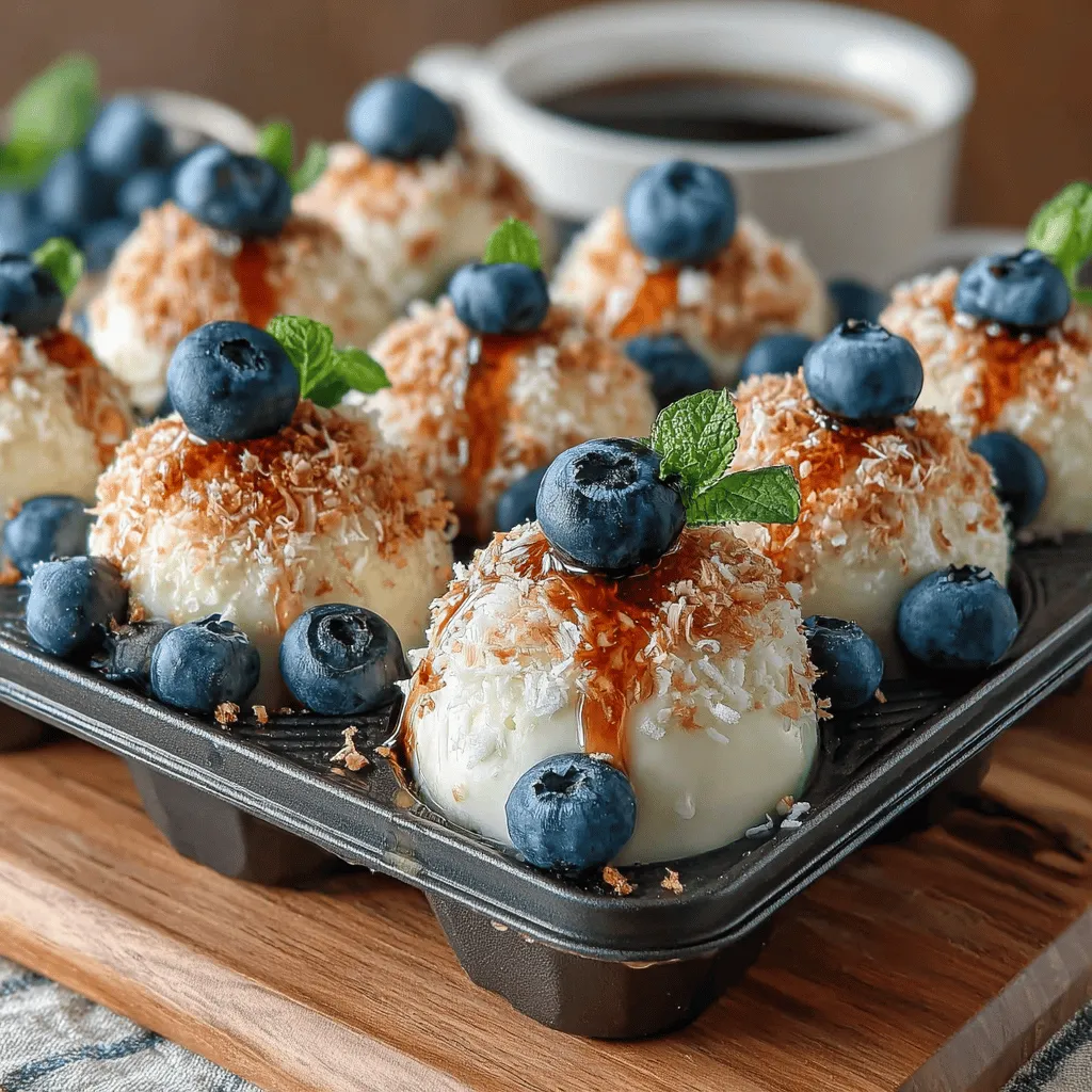 Once you have prepared your Frozen Blueberry Coconut Bites, the next step is freezing them to achieve that perfect texture and flavor.