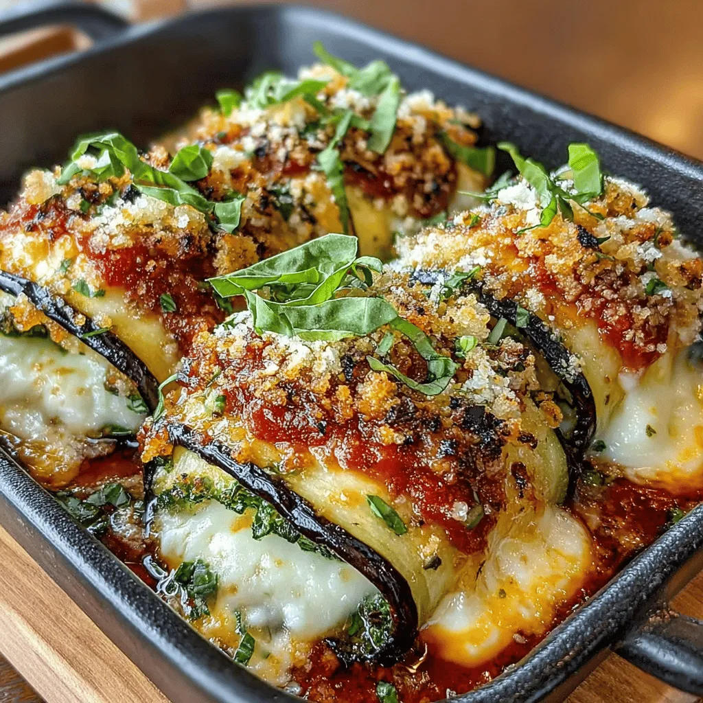 Cheesy Eggplant Lasagna Roll Ups are an innovative take on a beloved Italian classic. This dish combines the comforting, hearty layers of lasagna with the delightful twist of rolled-up eggplant, creating a visually stunning and delicious meal. Not only does it satisfy cravings for cheesy, savory goodness, but it also offers a healthier alternative to traditional lasagna. By substituting pasta with thinly sliced eggplant, this recipe caters to those looking for lighter, gluten-free options without compromising on taste.