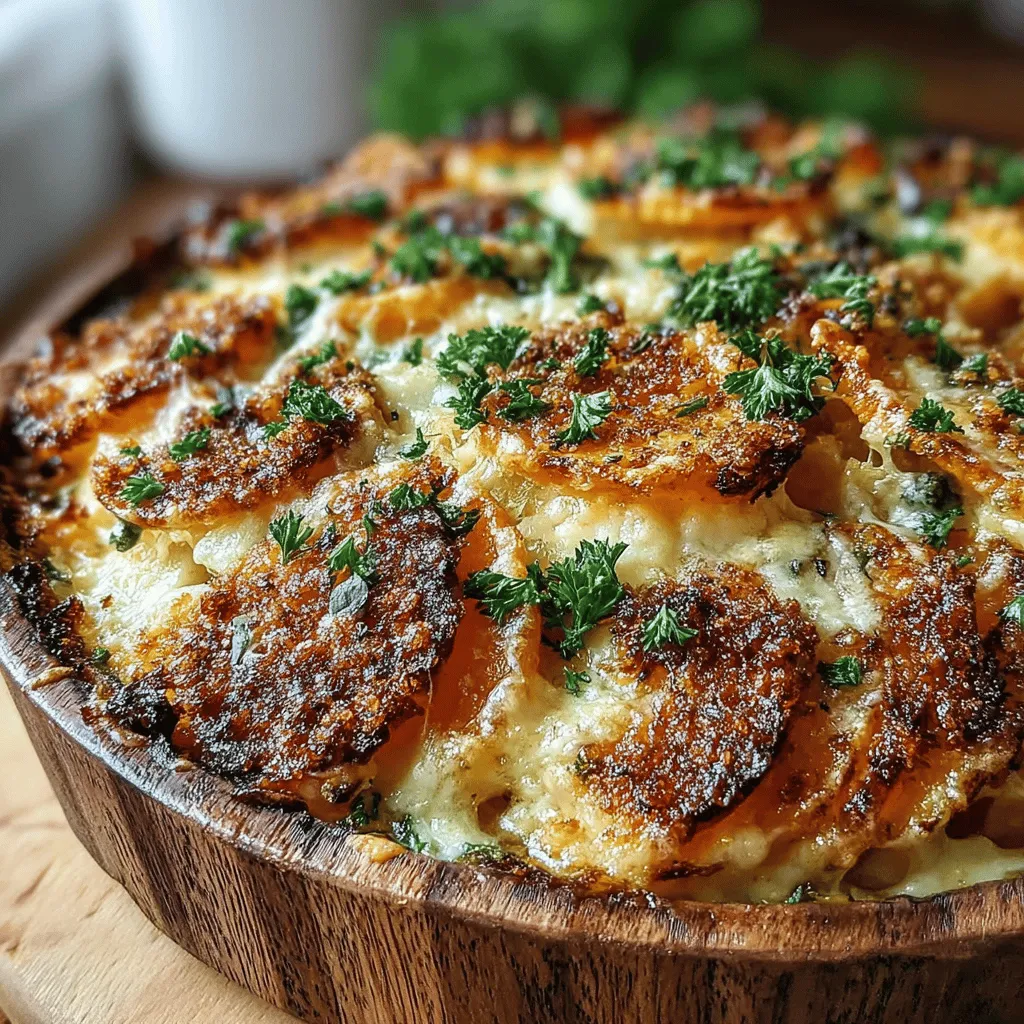 As the leaves begin to turn and the air takes on a crispness that signals the arrival of fall, many home cooks eagerly embrace the bountiful produce of the season. One standout ingredient that epitomizes autumn is butternut squash, a versatile vegetable known for its sweet, nutty flavor and vibrant orange hue. This seasonal gem is the star of our featured dish: Butternut Bliss & Spinach Delight Gratin. This gratin not only celebrates the rich flavors of fall but also offers a comforting, hearty meal perfect for gatherings or cozy dinners at home.