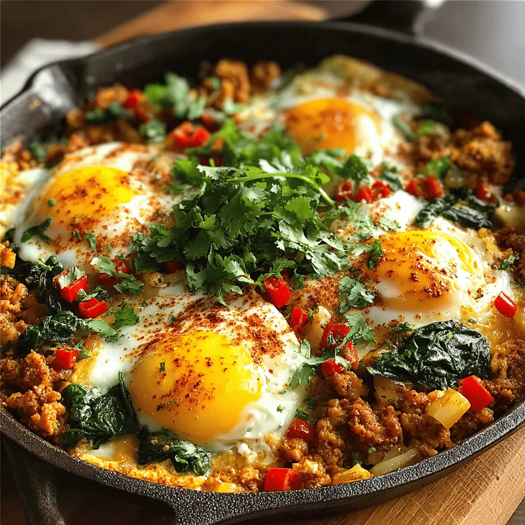 Start your day with a burst of flavor and nutrition with the Spicy Sunrise: Green Chili Turkey Breakfast Skillet. This dish not only tantalizes your taste buds but also fuels your body with wholesome ingredients, making it an ideal breakfast option for anyone seeking a healthy and satisfying meal. As a one-skillet dish, it offers the added benefit of easy preparation and cleanup, allowing you to enjoy a hearty breakfast without the hassle of multiple pans and utensils.