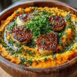 When it comes to comfort food, few dishes can rival the creamy, buttery goodness of mashed potatoes. However, if you're looking to elevate your side dish game, creamy roasted garlic sweet potato mash is a showstopper that brings a unique twist to the traditional favorite. This dish combines the natural sweetness of sweet potatoes with the rich, savory flavor of roasted garlic, resulting in a mash that's not only delicious but also visually appealing. With its vibrant orange hue and creamy texture, this recipe is bound to impress at your next family gathering or dinner party.
