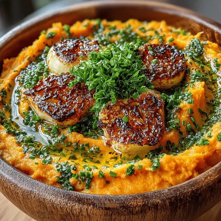 When it comes to comfort food, few dishes can rival the creamy, buttery goodness of mashed potatoes. However, if you're looking to elevate your side dish game, creamy roasted garlic sweet potato mash is a showstopper that brings a unique twist to the traditional favorite. This dish combines the natural sweetness of sweet potatoes with the rich, savory flavor of roasted garlic, resulting in a mash that's not only delicious but also visually appealing. With its vibrant orange hue and creamy texture, this recipe is bound to impress at your next family gathering or dinner party.