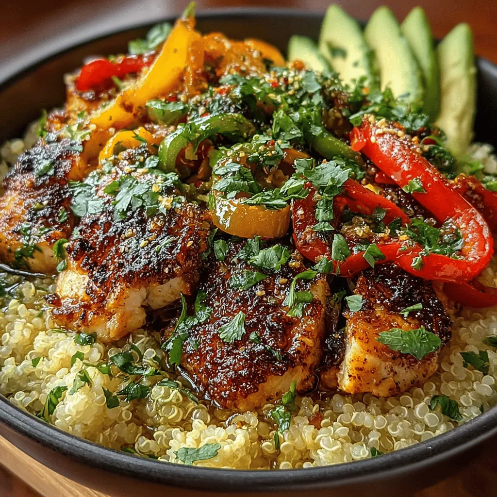 If you’re looking for a dish that combines tantalizing flavors with a healthy nutritional profile, the Spicy Hatch Chili Chicken & Quinoa Bowl is the perfect choice. This vibrant meal brings together succulent chicken, protein-packed quinoa, and the distinctive heat of hatch green chilies, creating a satisfying and wholesome experience for your taste buds. Whether you’re preparing a weeknight dinner for your family or meal prepping for the week ahead, this bowl offers a versatile solution that's both delicious and nourishing.