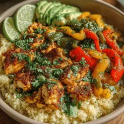 If you’re looking for a dish that combines tantalizing flavors with a healthy nutritional profile, the Spicy Hatch Chili Chicken & Quinoa Bowl is the perfect choice. This vibrant meal brings together succulent chicken, protein-packed quinoa, and the distinctive heat of hatch green chilies, creating a satisfying and wholesome experience for your taste buds. Whether you’re preparing a weeknight dinner for your family or meal prepping for the week ahead, this bowl offers a versatile solution that's both delicious and nourishing.