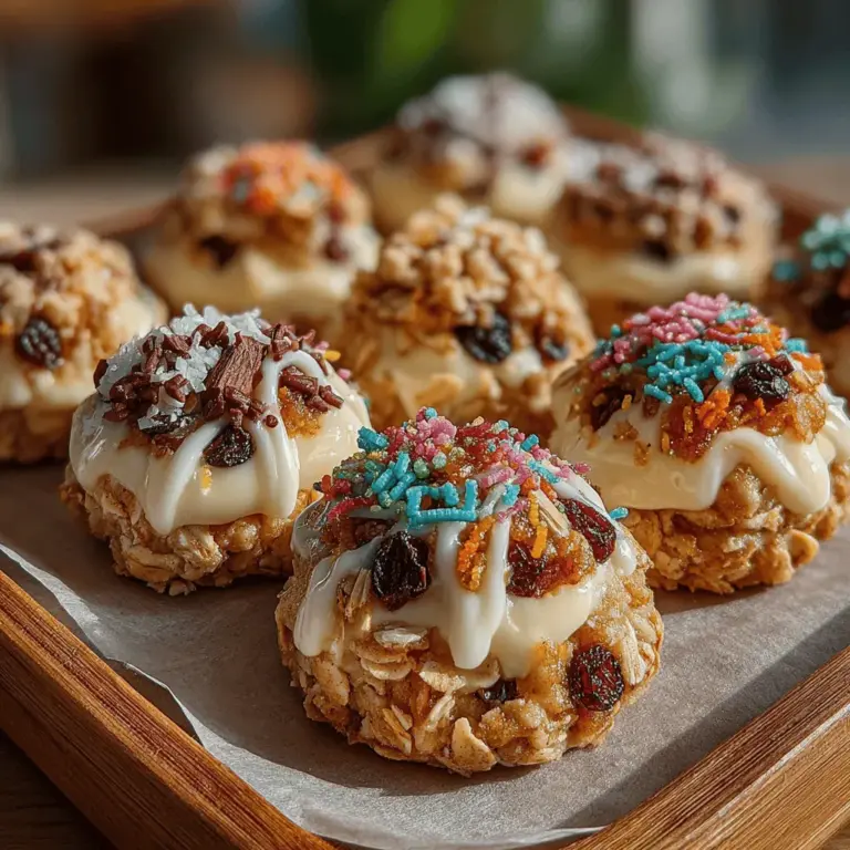 In a world where snacking often defaults to processed and sugary options, finding a nutritious yet indulgent treat can feel like a daunting task. Enter the Crunchy Bliss: Frozen Yogurt Almond Butter Date Clusters. This delightful recipe combines the creamy richness of almond butter with the tangy refreshment of Greek yogurt, all wrapped around the natural sweetness of Medjool dates. These clusters not only satisfy your sweet tooth but also offer a brilliant burst of flavor and texture, making them an appealing choice for anyone seeking a healthier snack option.