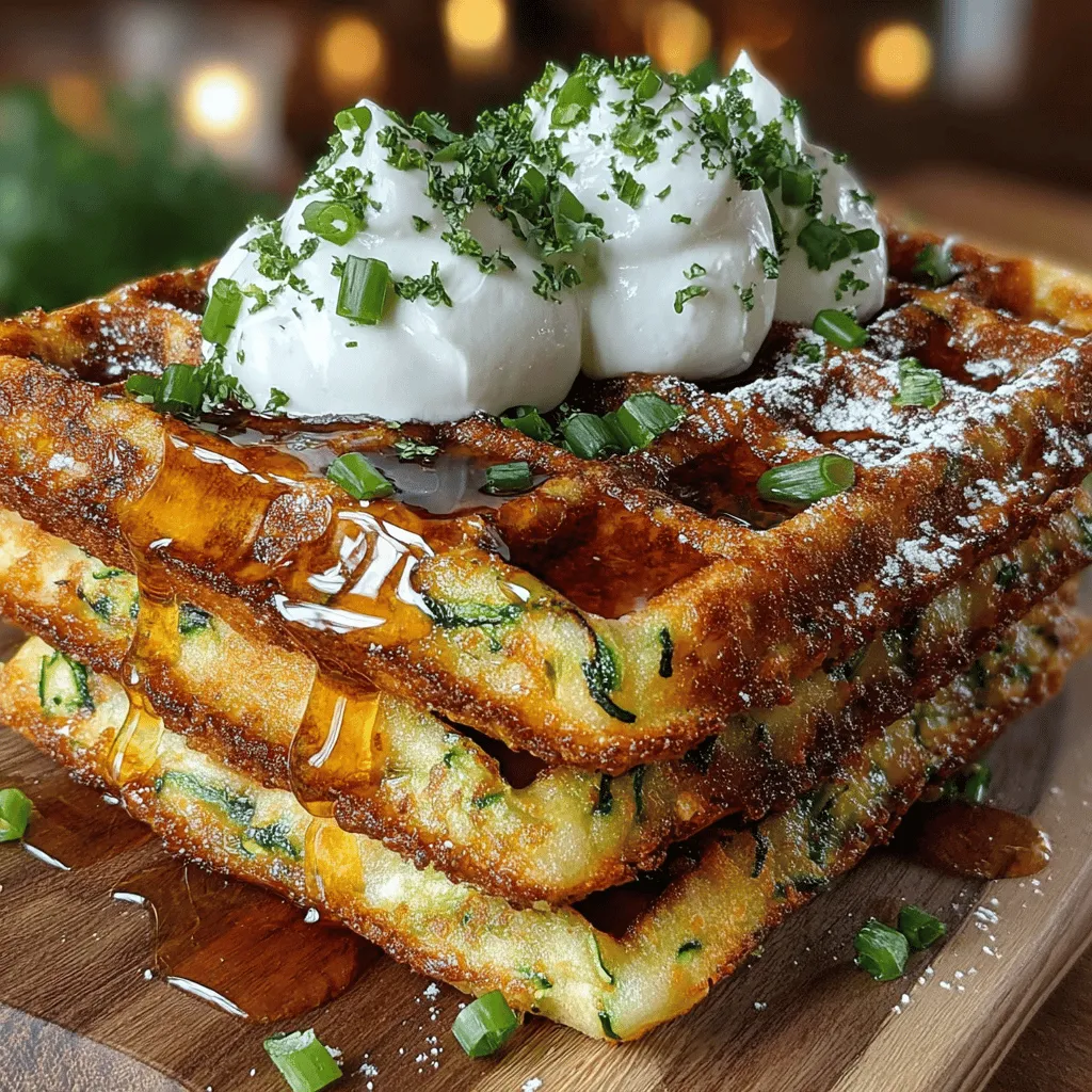 To create the perfect base for your Protein-Packed Zucchini Waffles, start by mixing the dry ingredients. This is a crucial step that sets the flavor profile and texture of your waffles.