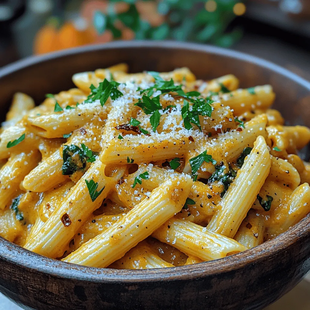 As the leaves begin to change and a crisp chill fills the air, autumn invites us to cozy up with heartwarming meals that nourish both the body and soul. One such dish that embodies the essence of this season is the Cozy Autumn Pasta Delight with Roasted Garlic. This recipe is a celebration of rich flavors, featuring sweet roasted garlic, creamy pumpkin puree, and vibrant spinach, all enveloped in perfectly cooked penne pasta. Ideal for family dinners or gatherings with friends, this dish strikes a delightful balance between comfort and culinary sophistication.