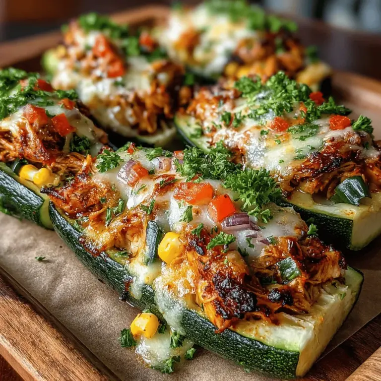 In the world of culinary creativity, few dishes manage to strike the perfect balance between health and indulgence quite like Mini BBQ Chicken Zucchini Cups. This delightful recipe combines the smoky, rich flavors of BBQ chicken with the crisp, refreshing taste of zucchini, resulting in a dish that is as nutritious as it is satisfying. Ideal for various occasions, these mini cups can serve as appetizers at a lively gathering or as a wholesome main course for a family dinner, allowing you to cater to any appetite or event theme.
