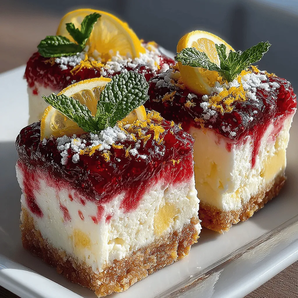 Raspberry Lemonade Frozen Yogurt Bars