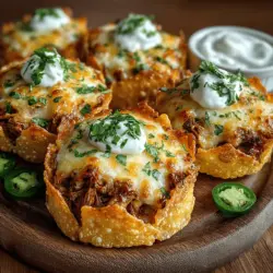 In the realm of appetizers, few dishes can rival the deliciousness and versatility of Cheesy Chili Chicken Tortilla Bites. These bite-sized morsels are more than just a snack; they are a celebration of flavors that capture the essence of comfort food. Ideal for game days, family gatherings, or casual get-togethers, these tantalizing treats are bound to be a hit with friends and family alike. With a delightful blend of tender chicken, rich cheese, and a touch of spice, Cheesy Chili Chicken Tortilla Bites offer an irresistible combination that keeps everyone coming back for more.