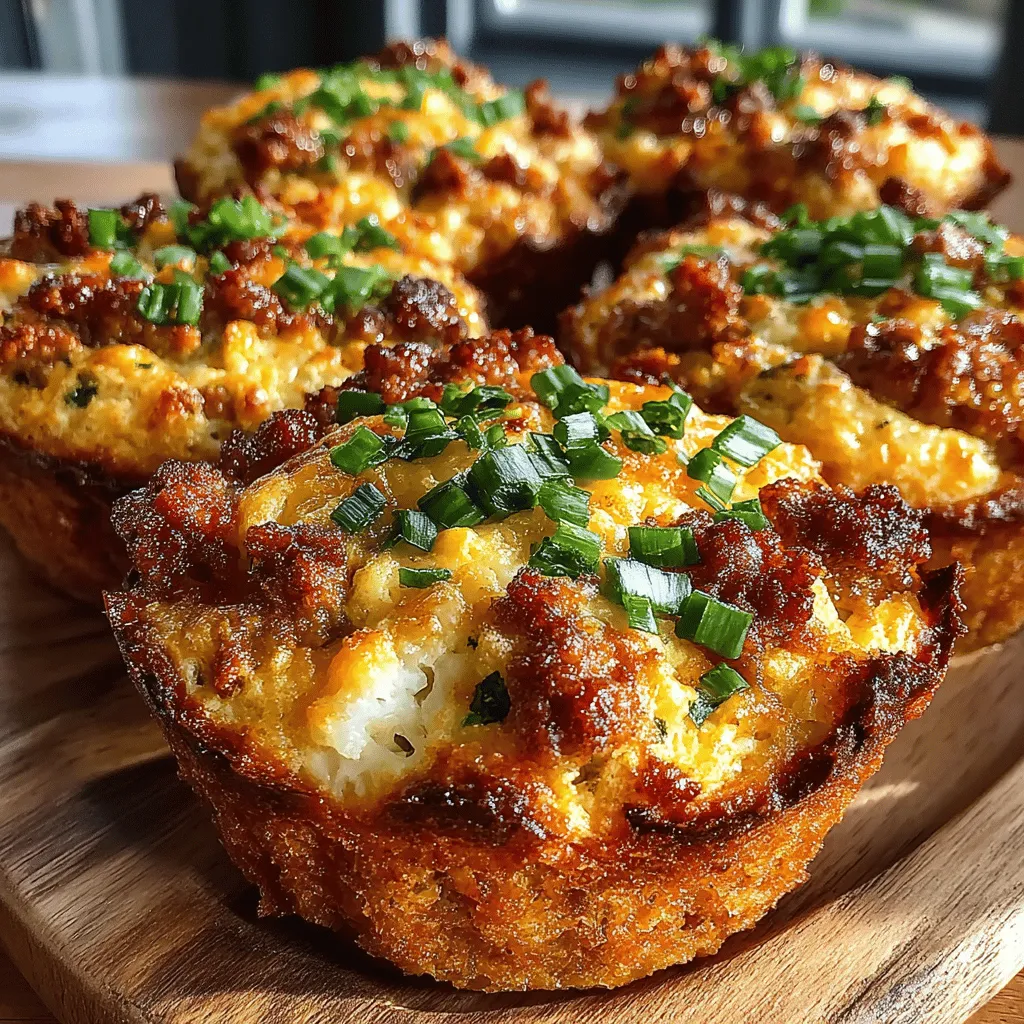 To create the perfect Mini Breakfast Sausage Corn Muffins, it’s essential to incorporate your sausage and cheese without overmixing the batter. The goal is to keep the muffins light and fluffy, so follow these best practices: