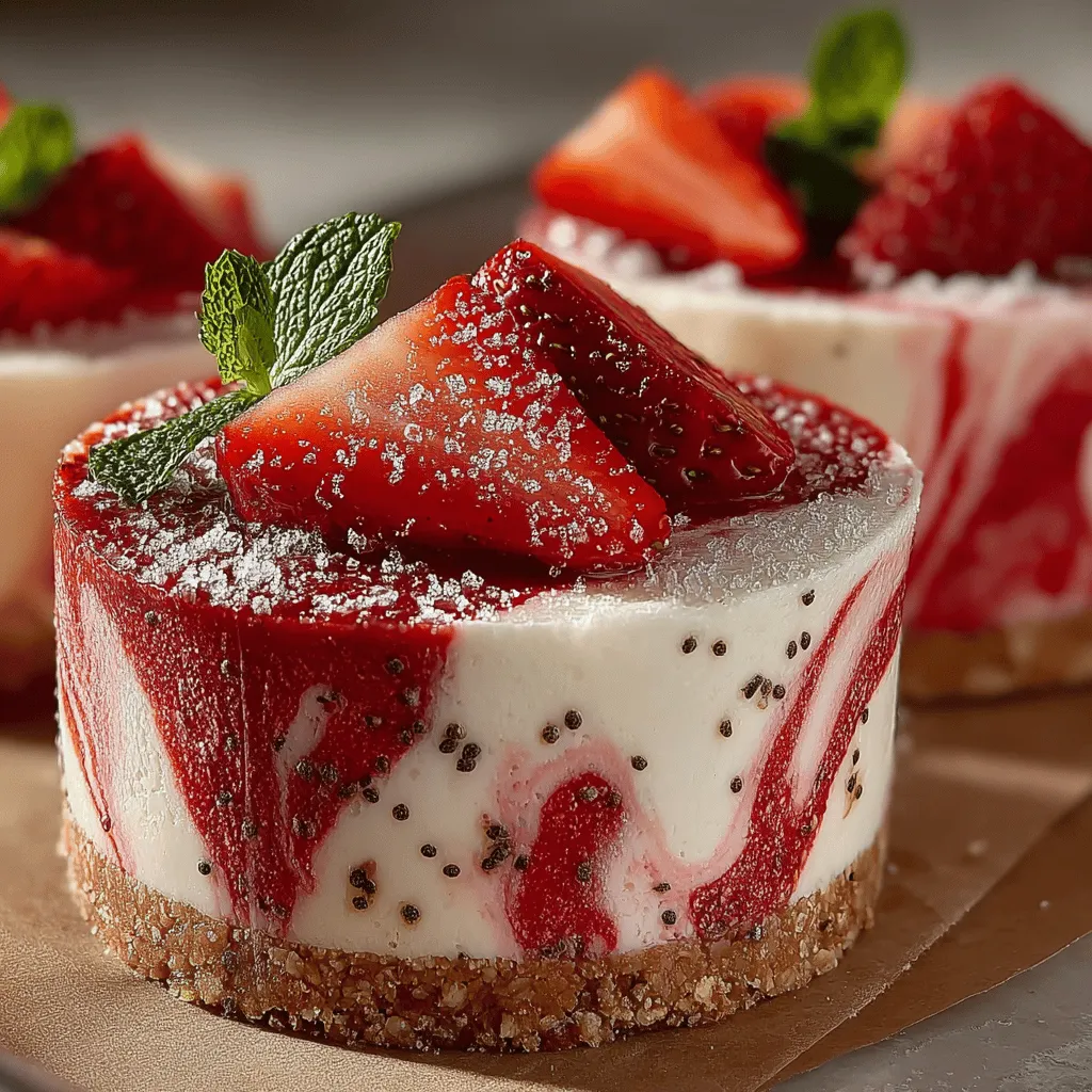 When it comes to satisfying your sweet tooth while still maintaining a healthy lifestyle, the Strawberry Poppyseed Swirls recipe stands out as a delightful option. This vibrant dessert is not only easy to make but also combines a unique medley of flavors that come together in a refreshing, creamy swirl of strawberry goodness. With the right balance of sweet and tangy, this recipe is perfect for a warm day or as a light snack any time of the year.