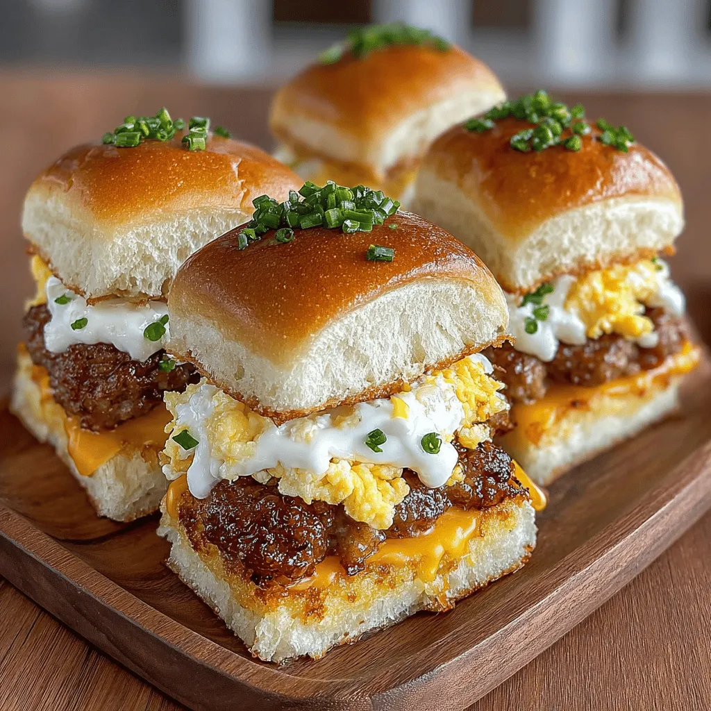 Sliders have steadily gained popularity as a versatile dish, making their way into breakfast and brunch menus across the globe. These bite-sized delights are not only easily shareable but also allow for a delightful combination of flavors and textures that can cater to a variety of palates. Among the myriad of slider recipes, Mini Sausage Egg Hash Brown Sliders stand out as a particularly enticing option. This recipe combines savory sausage, fluffy eggs, and crispy hash browns into a compact, satisfying bite that is perfect for any morning gathering.