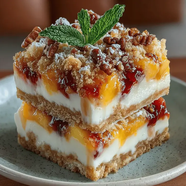 Before diving into the peach filling and yogurt layers, it’s essential to allow the crust to cool completely. This step is vital for several reasons: