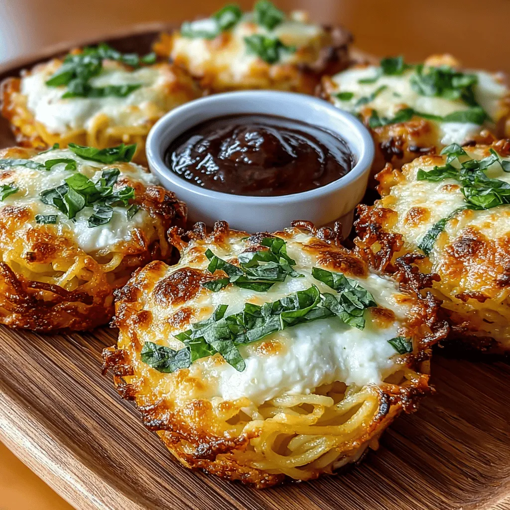 In the realm of comfort food, few dishes can compare to the warm, cheesy embrace of pasta. Enter Mini Spaghetti & Cheese Noodle Nests, a playful yet sophisticated take on traditional spaghetti. This recipe not only brings the familiar flavors of your favorite pasta dish but also presents them in a charming and unique way that is sure to capture the attention of both kids and adults alike. The idea of crafting little nests from spaghetti is not just visually appealing but also adds a fun twist that can transform a simple meal into a culinary adventure.