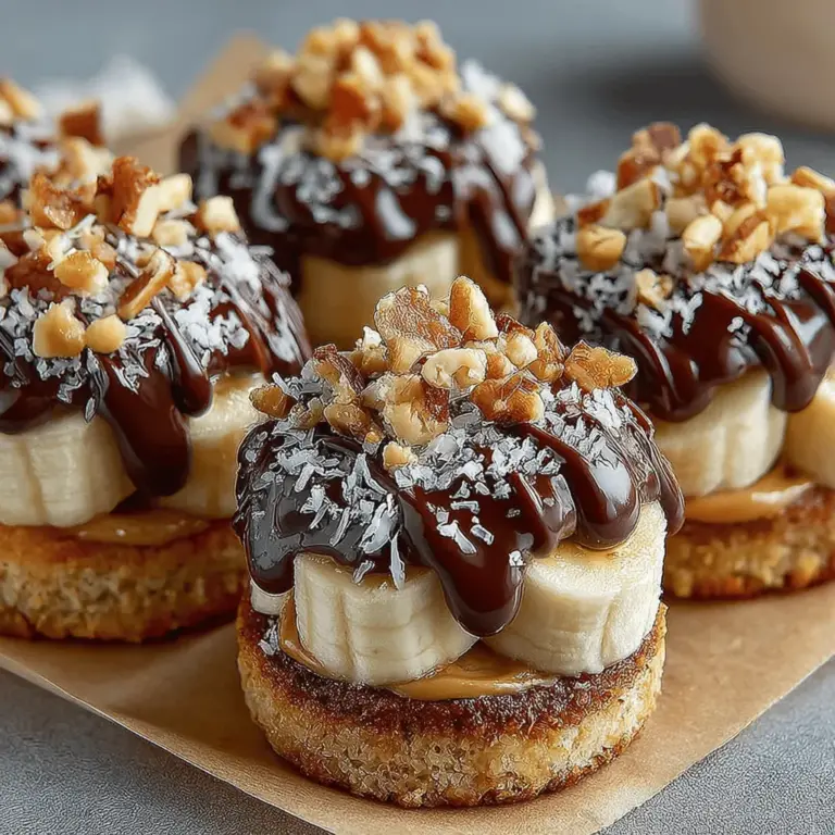 In the quest for healthier snacking options, Frozen Banana Almond Butter Delights emerge as a delicious and nutritious choice. This simple yet indulgent recipe combines the natural sweetness of ripe bananas with the rich, creamy texture of almond butter, creating an irresistible treat that satisfies cravings without compromising health. Whether you’re looking for a post-workout snack, a midday pick-me-up, or a guilt-free dessert, this recipe checks all the boxes.