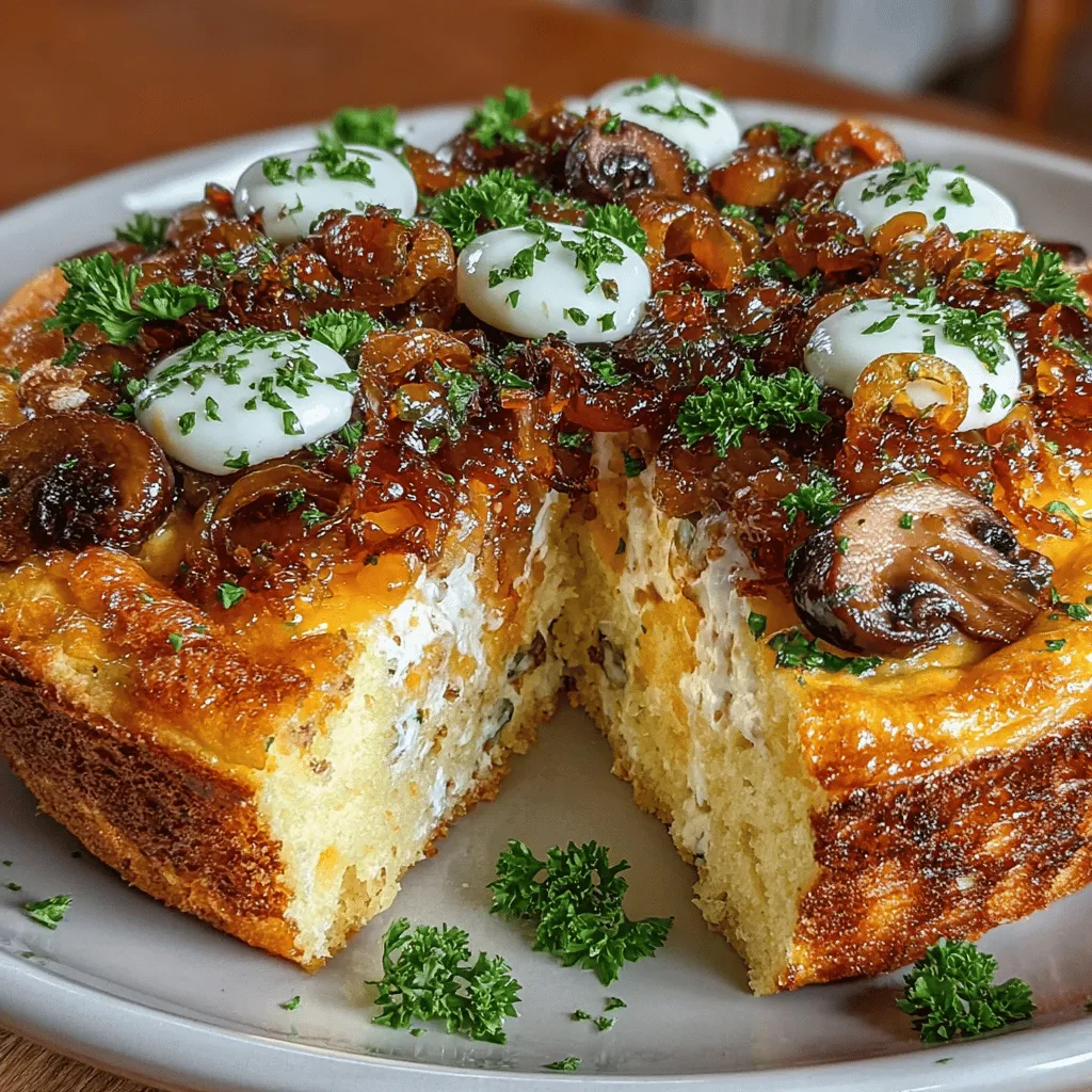 Frittatas are a wonderful culinary creation that transcends meal boundaries, making them a go-to dish for breakfast, brunch, lunch, or even dinner. This Italian-inspired dish is not only versatile but also rich in flavor and nutrients. At the heart of this particular recipe is the delightful combination of caramelized onions and mushrooms, which infuse the frittata with a savory depth that's hard to resist. With a relatively simple preparation process and wholesome ingredients, this savory caramelized onion and mushroom frittata is a must-try for both novice cooks and seasoned chefs alike.