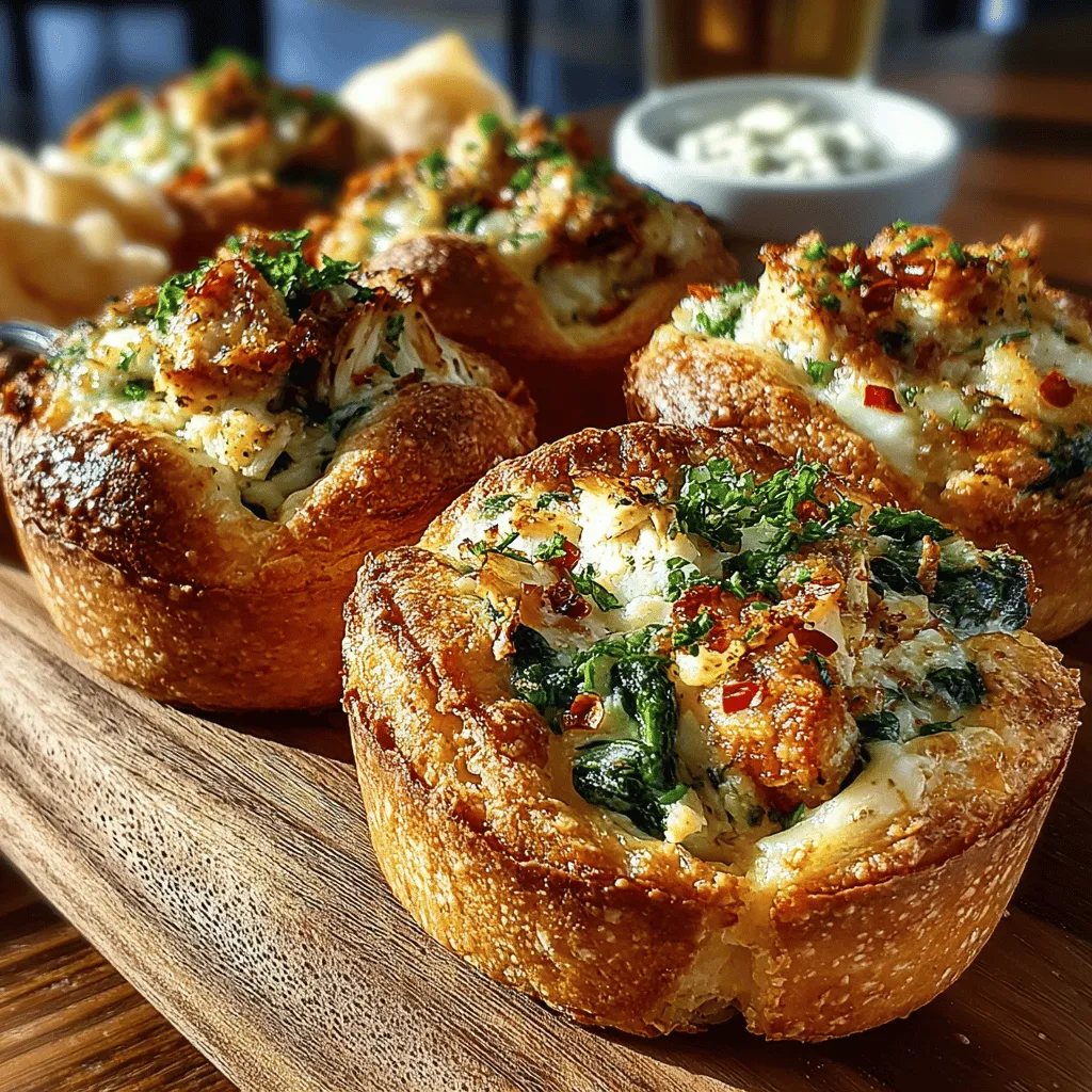 Spinach artichoke dip has long been a favorite at gatherings, known for its creamy texture and vibrant flavor that appeals to a wide range of palates. Whether served with crispy tortilla chips, warm bread, or fresh vegetables, this classic dip has secured its place as a versatile appetizer that can elevate any occasion. However, if you're looking to bring a new twist to this beloved dish, the Mini Spinach Artichoke Crescent Cups are the perfect solution. These delightful bite-sized treats combine the rich flavors of spinach and artichoke dip with the flaky, buttery goodness of crescent roll dough, creating an easy and crowd-pleasing appetizer that is sure to impress.