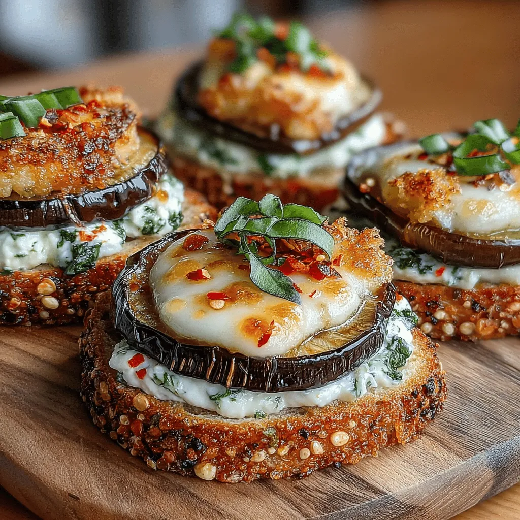 In the realm of quick, healthy, and flavorful meals, few dishes can compete with Mini Eggplant Ricotta Flatbreads. This delightful recipe marries the rich, earthy flavors of roasted eggplant with the creamy, luxurious texture of ricotta cheese, all nestled atop a warm, inviting flatbread. Perfect for a light lunch, a satisfying dinner, or as an impressive appetizer for gatherings, these flatbreads are a versatile addition to any culinary repertoire.