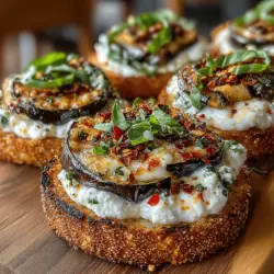 In the realm of quick, healthy, and flavorful meals, few dishes can compete with Mini Eggplant Ricotta Flatbreads. This delightful recipe marries the rich, earthy flavors of roasted eggplant with the creamy, luxurious texture of ricotta cheese, all nestled atop a warm, inviting flatbread. Perfect for a light lunch, a satisfying dinner, or as an impressive appetizer for gatherings, these flatbreads are a versatile addition to any culinary repertoire.