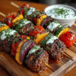 In recent years, the culinary world has seen an increasing demand for healthier meal options that don’t compromise on flavor or satisfaction. Enter Zucchini Meatball Skewers—a delightful dish that embodies this trend while appealing to a wide audience. Perfect for family meals or gatherings, these skewers are not only visually appealing but also packed with nutrients, making them an excellent choice for both meat lovers and those in search of lighter fare.