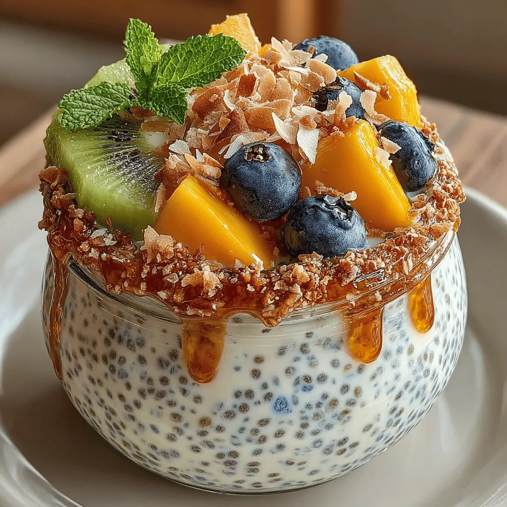 Creating a delicious Coconut Vanilla Chia Pudding is a straightforward process that requires a few simple steps to ensure the perfect texture and flavor. Below, we outline the preparation process in detail to help you achieve a delightful result.