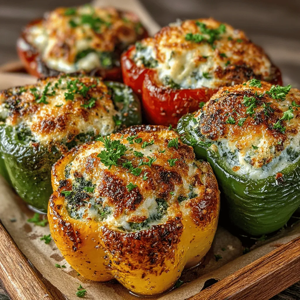 To achieve the perfect blend of flavors in your mini broccoli cheese stuffed peppers, it’s essential to mix the filling thoroughly. Start by chopping the broccoli finely, which allows it to blend seamlessly with the cheese and other ingredients. When combining the broccoli with cheese, cream cheese, and spices, use a large mixing bowl for ample space.