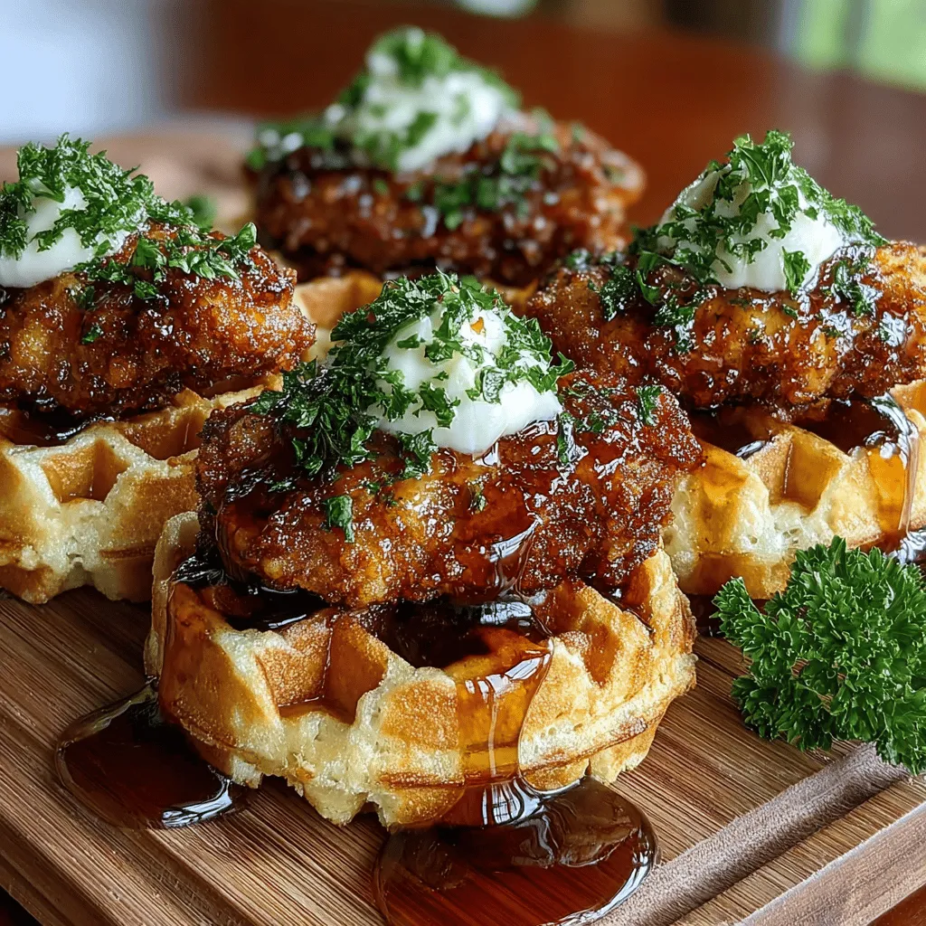Mini Chicken & Waffle Bites are a delightful fusion of savory and sweet that make for the perfect appetizer or party snack. This innovative dish brings together crispy, golden chicken tenders and fluffy mini waffles, creating a unique culinary experience that is sure to please both kids and adults alike. The addition of maple syrup not only enhances the flavor profile but also brings a touch of sweetness that perfectly complements the savory elements of the dish. In this article, we will delve into the intricacies of preparing these delicious bites, explore the key ingredients, and provide step-by-step instructions to ensure a perfect result every time.